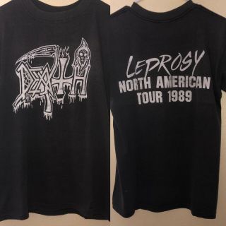 Death Leprosy Vtg Tour Shirt Cannibal Corpse Obituary Chuck Schuldiner Autopsy