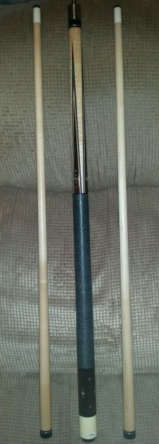 Unknown Pool Cue.  2 Shafts.  Pro Hit And Feel.  Rare Find.  20oz,  58.  "