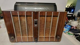 Rare Vtg Telefunken 8001 Wk Hi - Fi System Tube Radio Restore