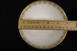 53pc Vintage Royal Doulton China GOLD LACE Pattern H4989 Service for 8,  England 11