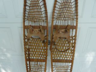 Wooden snowshoes vintage 4