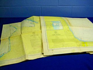 1971 & 1973 Nautical Map - Chart Of Lake Huron