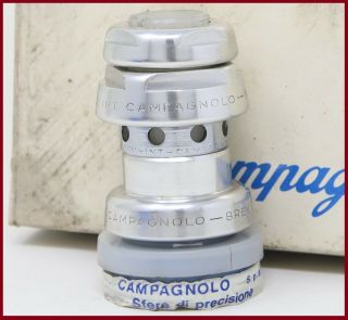 Nos Nib Campagnolo C - Record Headset 1 " Inch Italian Threaded Vintage 80s Old Ita
