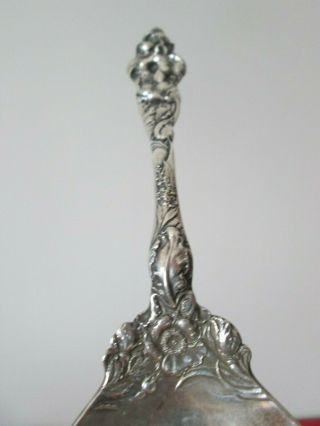 - LES SIX FLEURS 1901 - R & B - STERLING - 9 1/2 in SALAD SERVING SPOON 3