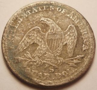 Ss Northerner Shipwreck Coin: 1858 - S Seated Liberty Quarter Xf Details
