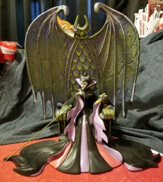 Rare Wdcc Maleficent Sinister Sorceress Statue 59/750 For My Schnauzer Baby