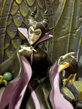 Rare WDCC maleficent sinister sorceress statue 59/750 for my schnauzer baby 2