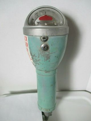 Old Vintage Duncan Automaton Dome Penny Parking Meter for Restoration Repair 4