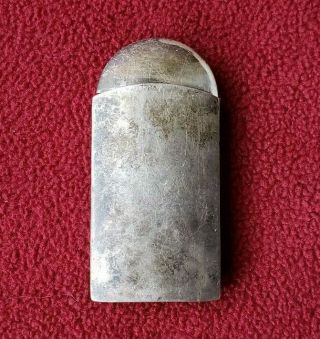 Rare - Mcm Sterling Cigarette Lighter,  Ramlighters,  Newark,  Nj.  Pats.  Pdg. ,  Apollo
