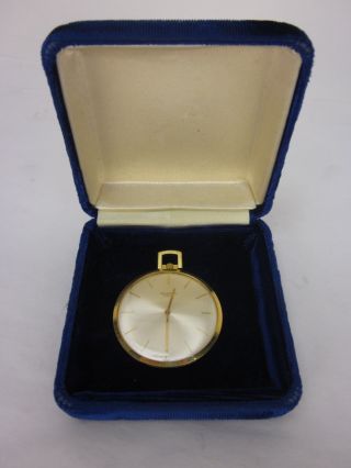 Vintage Universal Geneve 18k Gold Pocket Watch Serviced