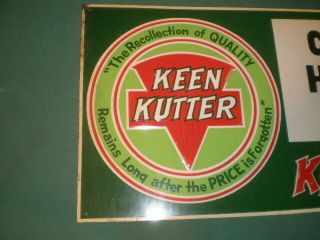Vintage Keen Kutter International Harvester Sheridan,  MO.  Cook & Girling Sign 3