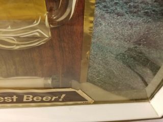 Vintage Blatz Beer 3D Shadow Box Lighted Sign Canadian Goose 5