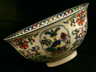 Quality Chinese Qing Dy Qianlong Famille Rose Porcelain Bowl Oaa031