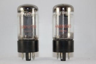 Perfectly Matched Pair 1960 Vintage Mullard Hammond Gz34 5ar4 Test @ Nos