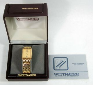 Vintage Unisex Longines Wittnauer QWR BT 1780 Windup Watch with Diamond Accent 7
