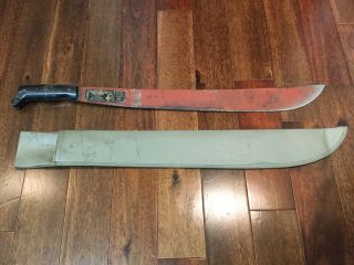 Vintage Collins And Co.  Guatemala Machete With Tag.  22” Blade