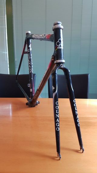 COLNAGO C40 vintage italian CARBON road frameset size 54 3