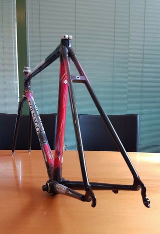 COLNAGO C40 vintage italian CARBON road frameset size 54 6