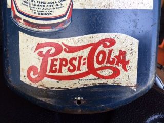 Rare 1930 ' s Pepsi - Cola Sipping Girl Advertising Thermometer 4