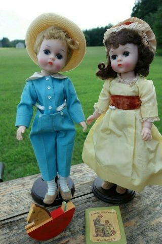 Vintage Madame Alexander Doll Dolls Rare 1240 1241 Katie Tommy