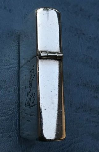 Vintage 3 Barrel Hinge Sterling Silver Made In Japan Lighter 1969 Zippo Insert 4