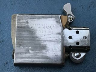 Vintage 3 Barrel Hinge Sterling Silver Made In Japan Lighter 1969 Zippo Insert 8