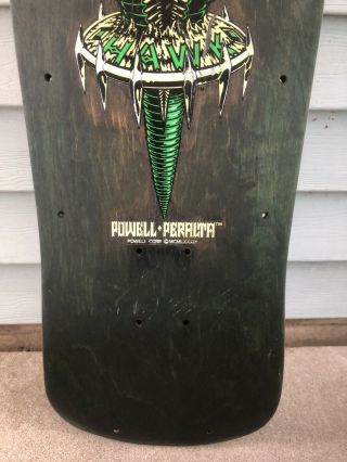 Powell Peralta Tony Hawk Vintage Bird Claw Skateboard Deck 7