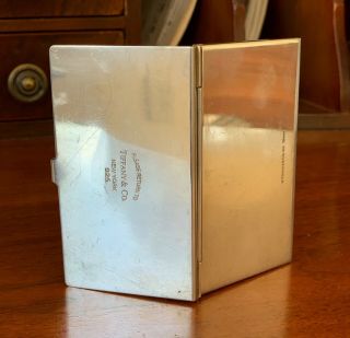 Tiffany & Co Silver Business Card Holder Case