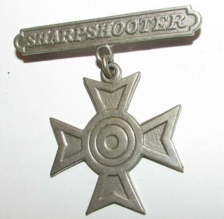H&h Imperial Ww2 Sharpshooter Badge United States Marine Corps Military Pin