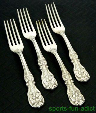 Set Of 4 Francis I By Reed & Barton Sterling Silver 7 1/4 " Forks
