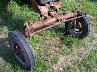 Vintage Ihc Farmall C Tractor - Wide Front Axle / Wheels & Tires - 1952