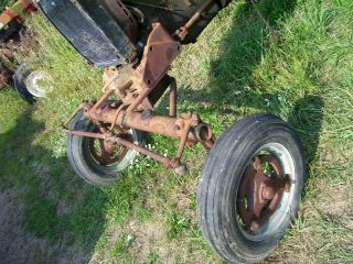 VINTAGE IHC FARMALL C TRACTOR - WIDE FRONT AXLE / WHEELS & TIRES - 1952 2