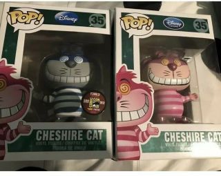 Rare Blue Cheshire Cat Funko Le 480 Sdcc 2012 And Regular Cheshire Series 3