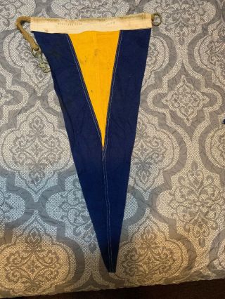 Vintage Maritime Navy Pennant Signal Flag 14 1/2 - 29 First Substitute Size 8