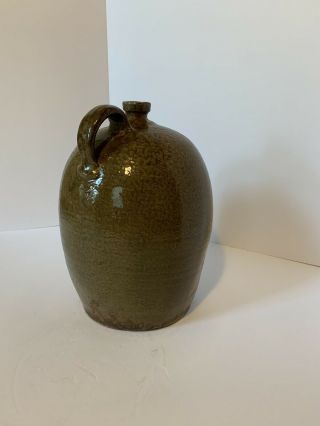 Edgefield Pottery Jug BF Landrum 2 Gallon Alkaline Glaze Born 1812/ Jug Ci 1850 9