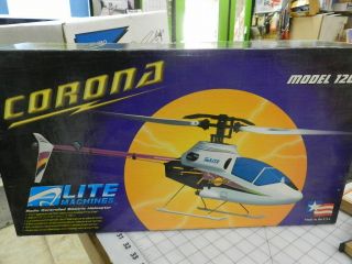 Corona Model 120 Helicopter Kit By Lite Machines Vintage