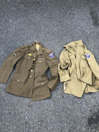 U.  S.  Wwii Ww2 Army Air Corps Jacket And Shirt