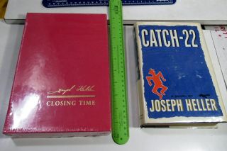 Joseph Heller Catch 22 & Sequel/1961/rare Signed 1st Ed/1st Issue/nf Dj