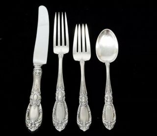Towle Sterling Silver Flatware King Richard 4 Piece Place Setting