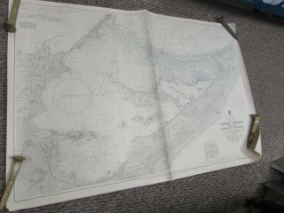Navigational Chart - Bermuda Islands - Great Sound - Hamilton - 40 X 28 - 30