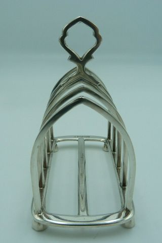 George V Silver Toast Rack 1913 Thomas Bradbury in A1. 4