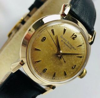 Vintage Girard Perregaux GYROMATIC 14K Solid Gold Wristwatch 5