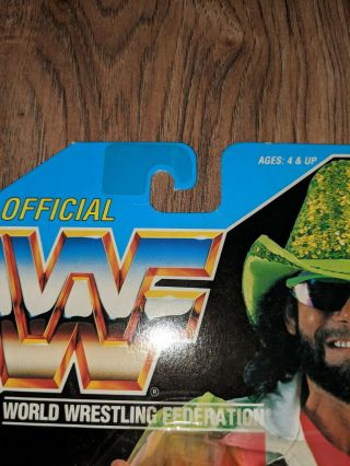 WWF Hasbro SIGNED Macho Man Randy Savage MOC Series 5 WWE ELITE RARE RETRO HOF 6