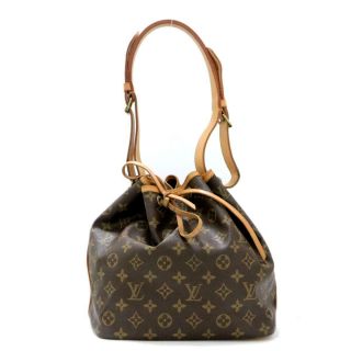 Louis Vuitton Petit Noe Shoulder Bag M42226 Monogram Brown Vintage