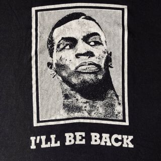 Vintage 1995 Mike Tyson “I’ll Be Back” T - Shirt Mens Size XXL 2
