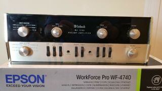 Vintage Mcintosh Ma 5100 Integrated Amplifier Pre - Amp / Vintage Audiophile