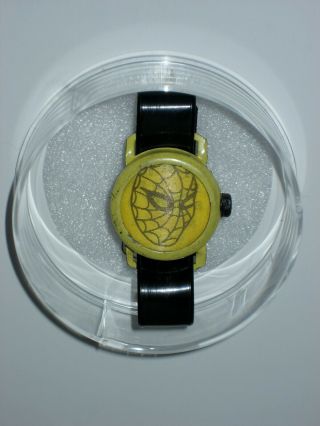 Rare 1966 Marvel Comics Spider - Man Karim Flicker Toy Watch - Marvelmania