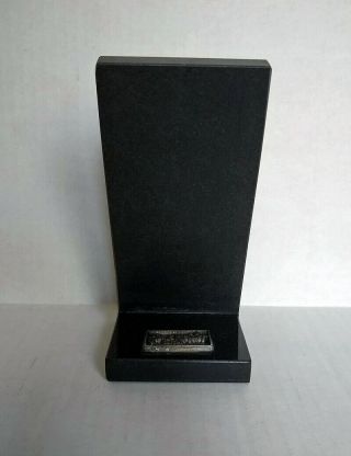 MEZUZAH ON BLACK GRANITE STAND BY ISRAELI ARTIST FRANK MEISLER F100 VINTAGE 8