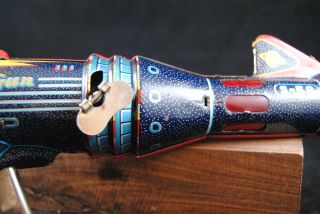 Rare Vintage Tin Toy Space Gun S - 58 Friction Made In Japan T.  N 1960 ' s 3
