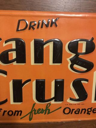 Vintage 1932 Orange Crush Crushy Soda Pop Gas Station 28 
